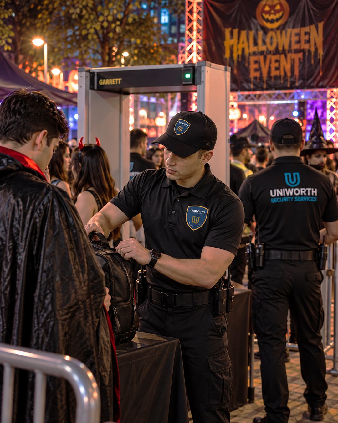 Professional event security coordination for a California gathering